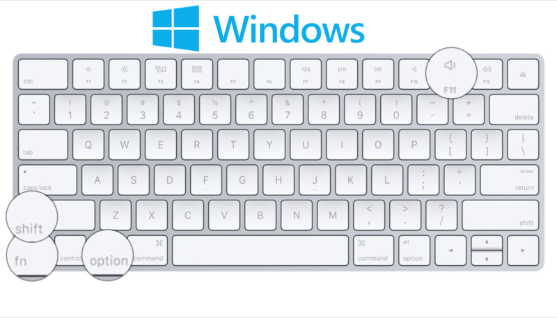 Windows keyboard to mac keyboard